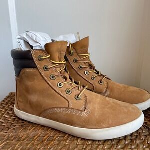 Timberland Daausette Wheat Nubuck Leather Sneaker Boots Womens 8.5 A1KLZ